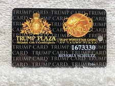 1994 Trump Plaza Casino Membership Card Atlantic City NJ  Vtg
