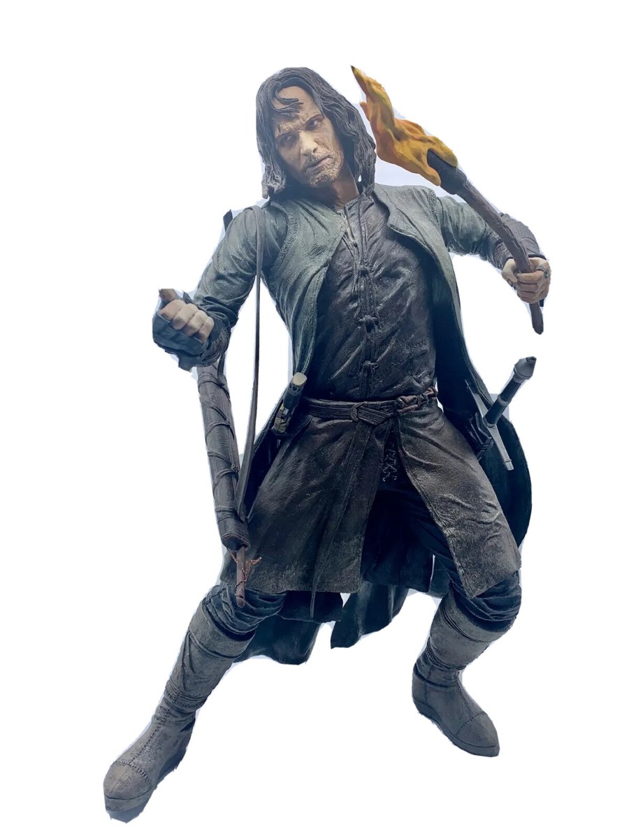 18 INCH NECA ARAGORN LORD OF THE RINGS 2004 TALKING ACTION 18 INCH NECA ARAGORN LORD OF THE RINGS 2004 TALKING ACTION