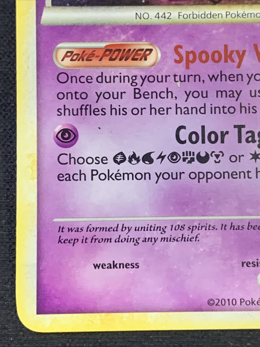 Spiritomb Holo - Triumphant Pokémon card 10/102