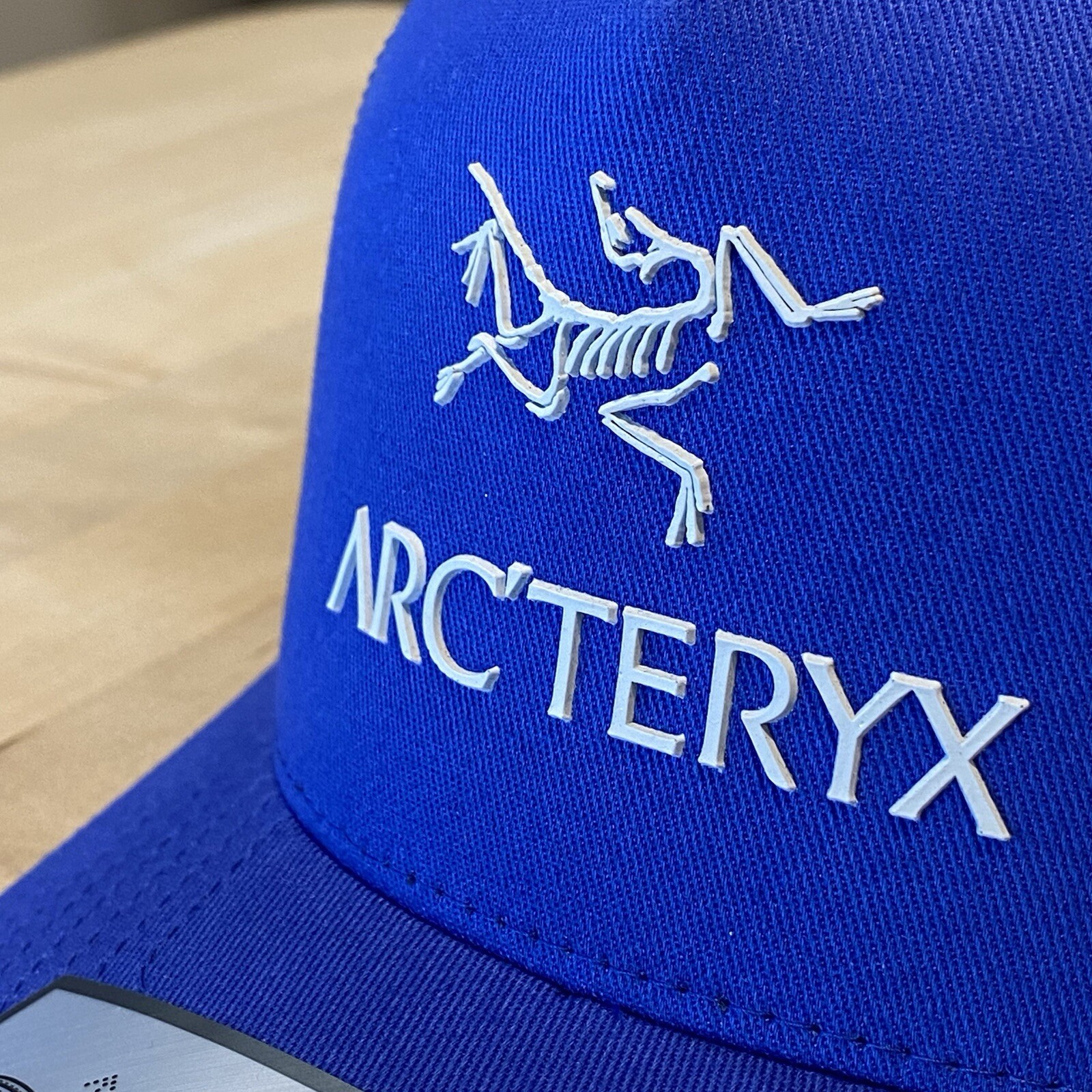 ARC'TERYX Cappello camionista Arcteryx 110 cotone twill logo nuovo con etichette blu Somerset