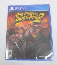 Sealed Rare PlayStation 4 PS4 One Finger Death Punch 2 Video Game Complete NIB