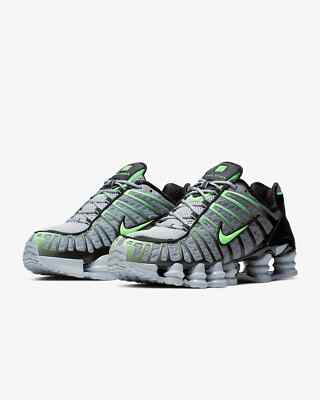 New Nike Shox TL Shoes - Wolf Grey/ Lime Blast (AV3595-005) | eBay