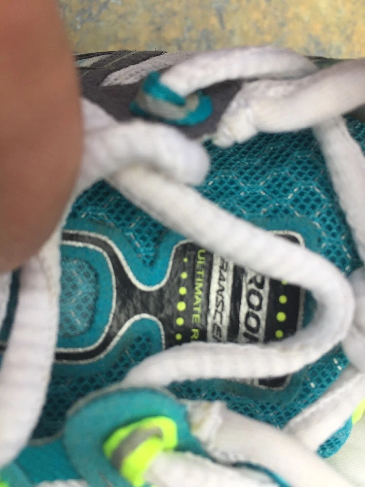 Brooks Transcend Yoga Correr Caminar Entrenamiento Azul & Cal Zapatos Mujer Sz - Imagen 3 de 4