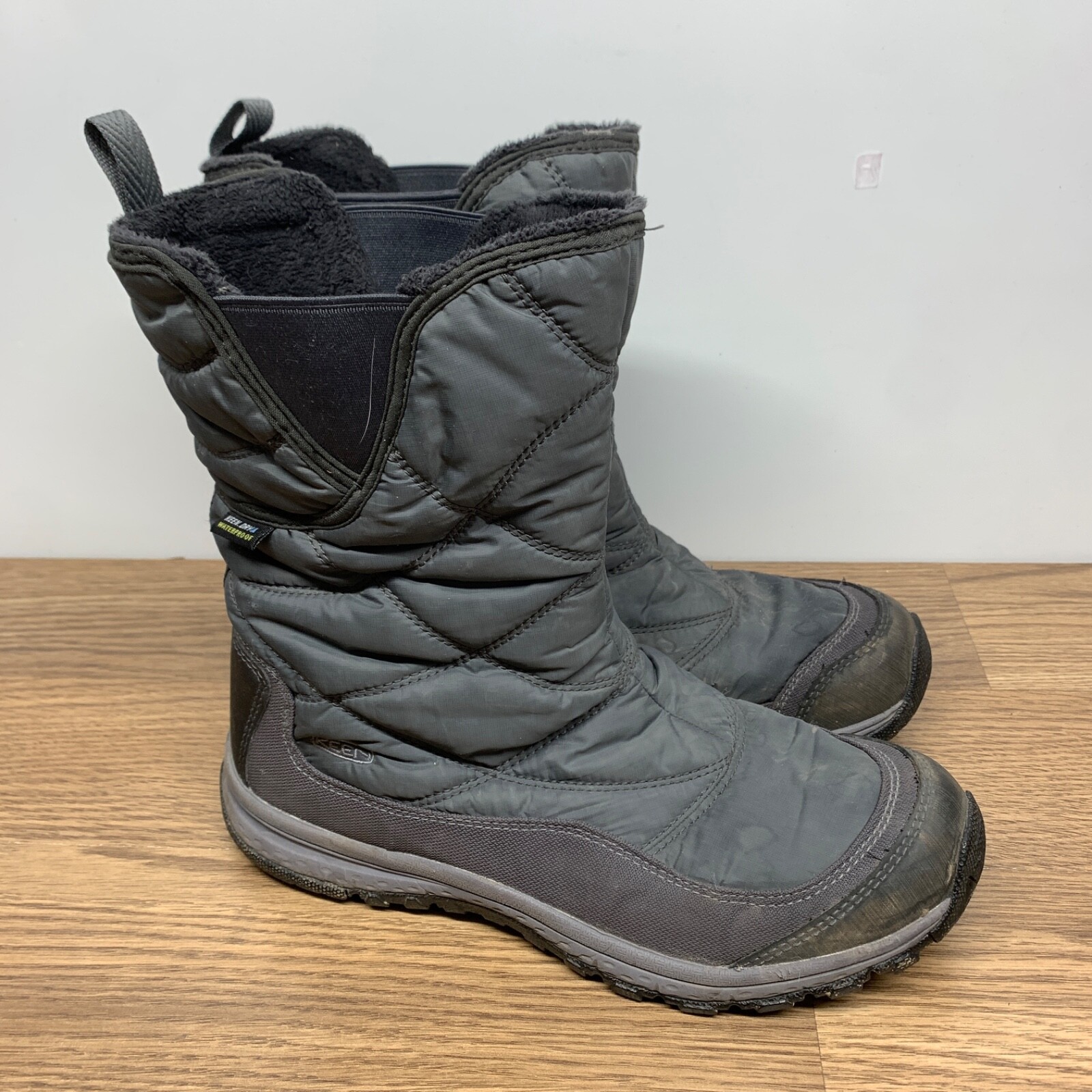 Keen Terradora Stivali Impermeabili Pull On Donna Taglia 8 5 Grigio Inverno