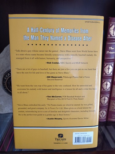 A Pirate for Life_Steve Blass_HCDJ_SIGNED_1st Edition / First Printing_Very Good - Picture 3 of 13
