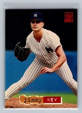 Jimmy Key 1994 Topps Stadium Club #469 MLB Baseball Card New York Yankees