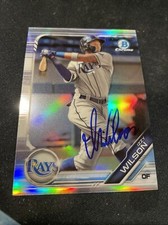 Izzy Wilson Boston Red Sox 2019 Bowman Chrome Draft Signed Auto BDC-13