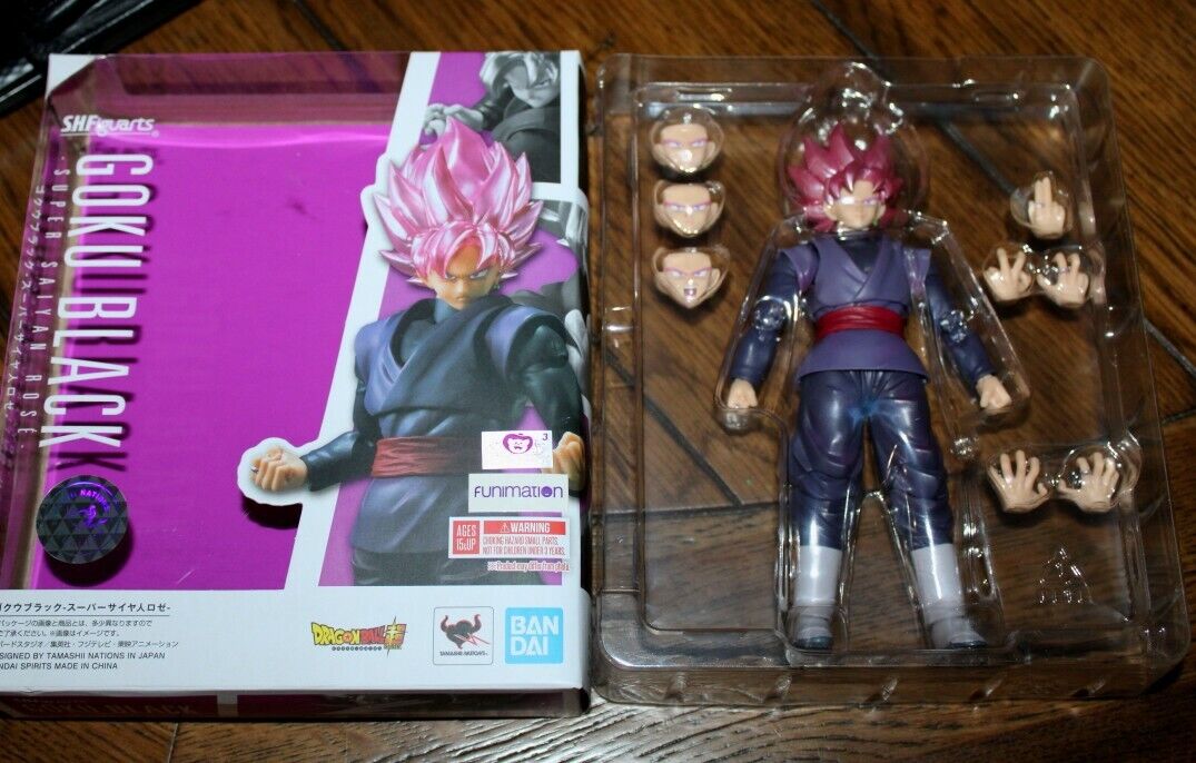 Dragon Ball Super - Figurine Black Goku Rosé S.H Figuarts