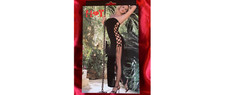 Sexy Lace Up Side Open Panels Long Slinky Tube Top Dress Lingerie Adult Women