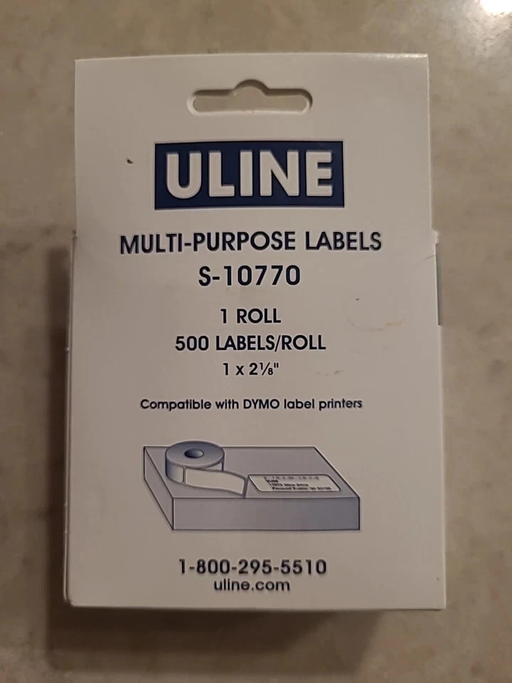 30336 Compatible Label Dymo® 500 Labels/roll-1" x 2-1/8" 6 Rolls Older Dymos - Image 4 of 4