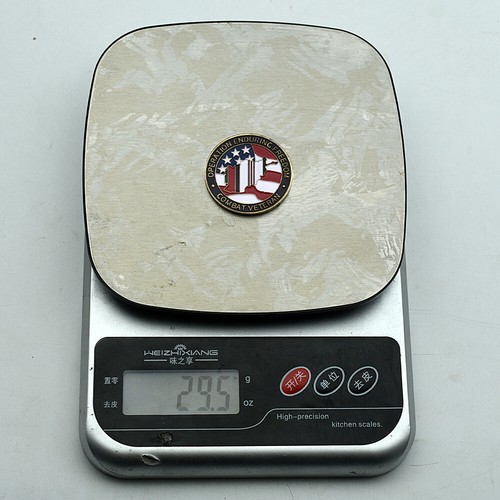 US Operation Enduring Freedom Bronze Medal OEF Combat Veteran Ornament Coin - Picture 12 of 12