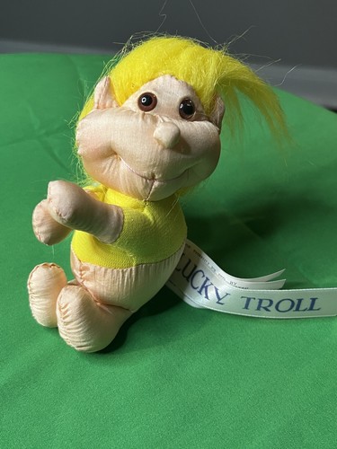 Yellow Lucky Troll Clip On