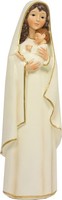Heiligenfigur Madonna Modern Weiß 29 Cm