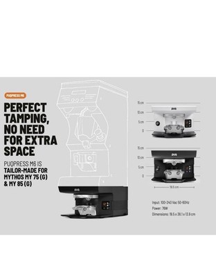 Puqpress M4 Automatic Tamper (Suits Fiorenzato F64 & F83 Grinders)