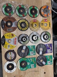 Various brands of Grinding Wheels, Cut-Off Wheels, Flap Discs 4-5" 24-120