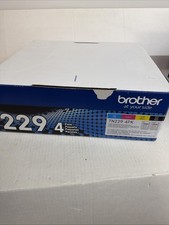 Brother Genuine TN229 4PK Black Cyan Magenta Yellow Toner Sealed Cartridges
