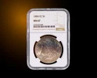 1884-CC VAM-10A NGC MS67 Morgan Silver Dollar - 90% Silver - TONER!