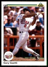 Gary Gaetti 1990 Upper Deck #454 Twins MLB READ FREE SHIPPING AutographDen