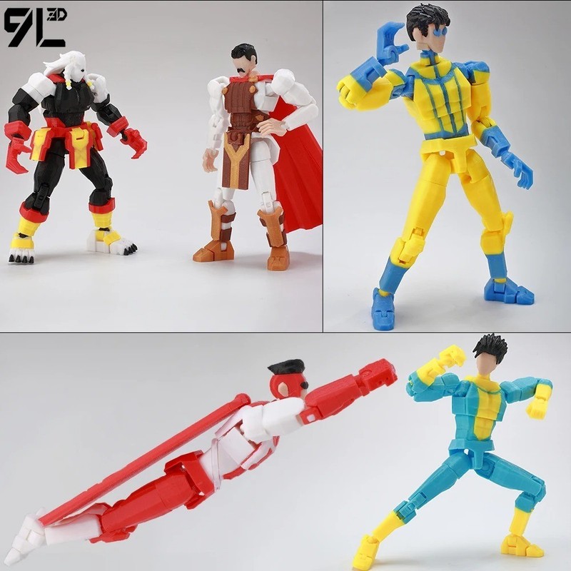 T13 Mark Grayson Action Figure 9L3D Printed Dummy13 Anime Collectible Model