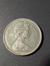 UNITED KINGDOM 🇬🇧 TEN (10) NEW PENCE COIN 1974(QUEEN ELIZABETH II)