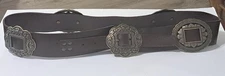 Idyllwind Miranda Lambert Women’s Leather Concho Belt Large L BROWN