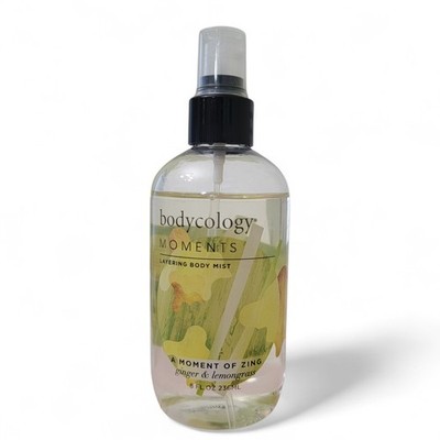 Bodycology Moments Body Mist Ginger Lemongrass Moment of Zing 8 oz