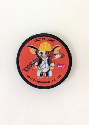 Aufnäher SNCF Mobitrain, Patch Eisenbahn Sammler, Gizmo Mogwai Gremlins