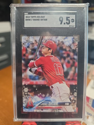 SHOHEI OHTANI 2018 Topps Holiday Snowflake Rookie RC SGC 9.5