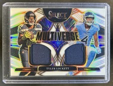 2025 Panini Select Tyler Lockett Multiverse White Prizm #/99