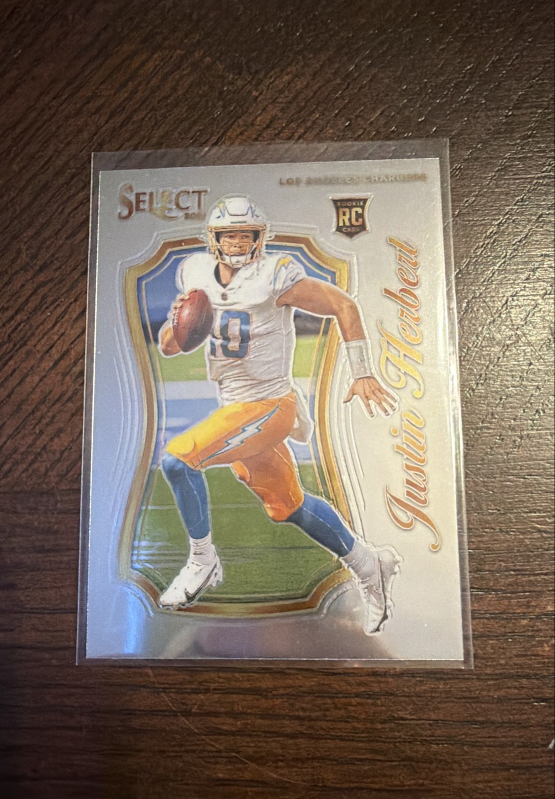 2020 Panini Select - Select Certified Rookies Justin Herbert #SCR-4 (RC)
