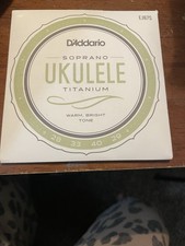 D'Addario EJ87S T2 Titanium Soprano Ukulele Uke Strings