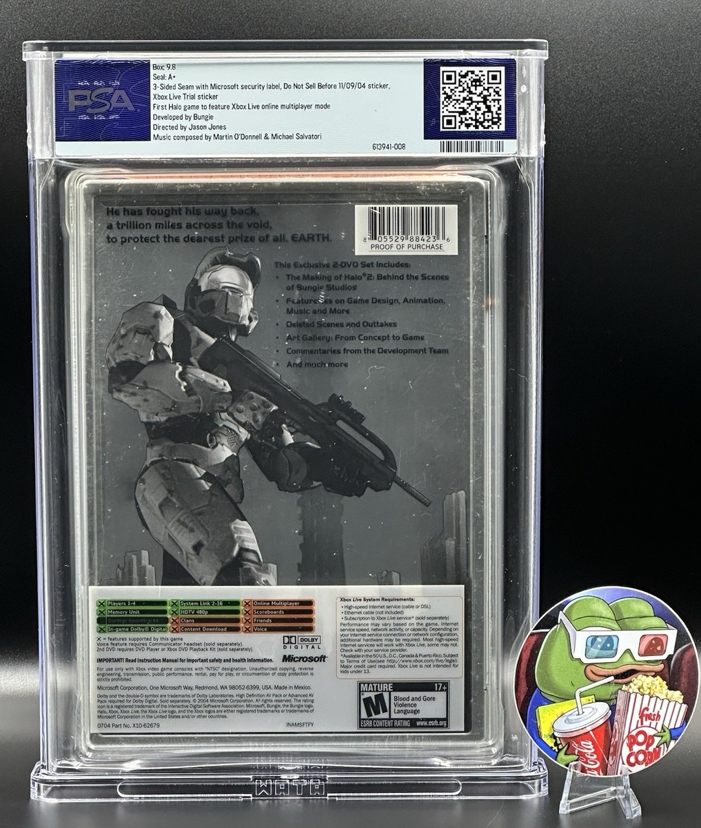 Halo 2 • PSA 9.8 A+ • Limited Collector's Edition • Xbox • Not VGA