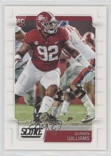2019 Score Rookies Quinnen Williams #365 td8