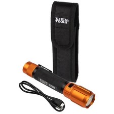 1PC Klein Tools 56413 Rechargeable 2-Color LED Flashlight with Holster