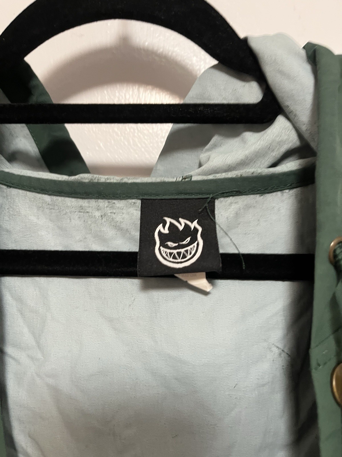 Spitfire Skateboarding Green Outer Shell Jacket W… - image 6