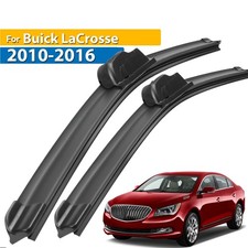 2Pcs Front Windshield Flat Wiper Blades Set For Buick LaCrosse 2010-2016 26"+18"