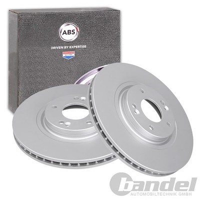 2x ABS BREMSSCHEIBEN 321mm BELÜFTET VORNE passend für HYUNDAI GRAND SANTA KIA SO