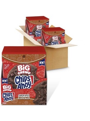 Big Chewy Chocolate Chip Cookies, Chocolatey Brownie, 14 Snack Packs
