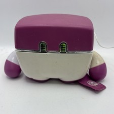 2008 Hasbro Room Tech Beingz Interactive Alarm Clock Radio Magenta Y2k Retro Toy