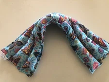 rice flax heat pad hot/cold shoulder neck wrap pack Bag 21x6''pain aid Butterfly