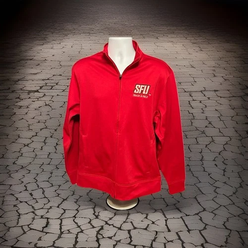 Saint Francis University Track And Field SFU Full Zip Jacket Men Medium Red image 5