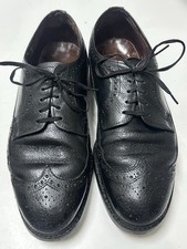 Vintage Longwings Foot-So-Port S4690 Black Longwing Men 9.5 EC USA Made Goodyear
