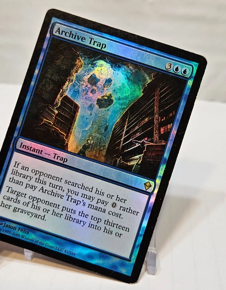 FOIL Archive Trap Zendikar MTG Magic The Gathering 346 - Image 4 of 4