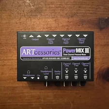 ART PowerMIX III - 3 Channel Personal Mixer