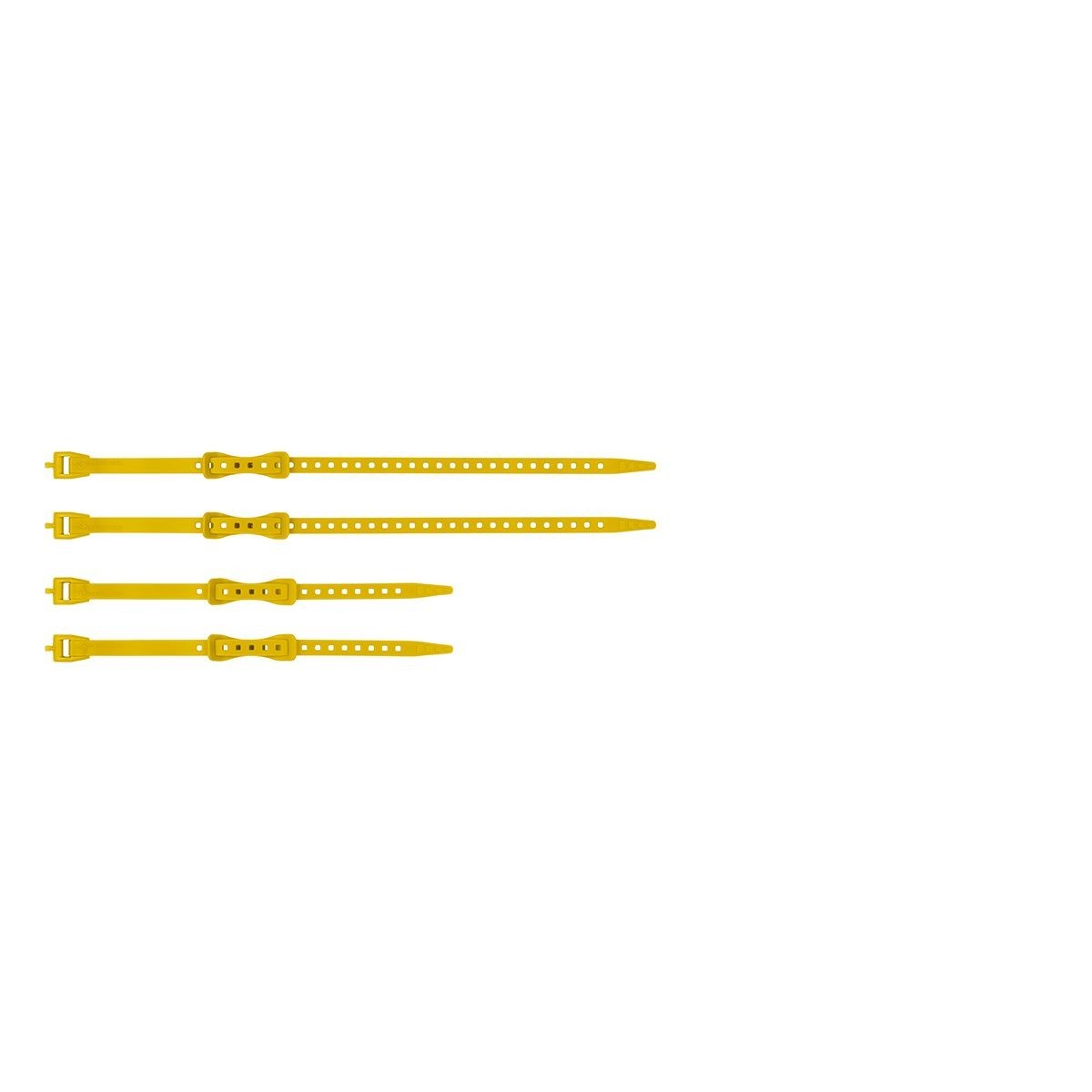 Sea To Summit Stretch-Loc Mini TPU Straps - Sulphur 4 Pack
