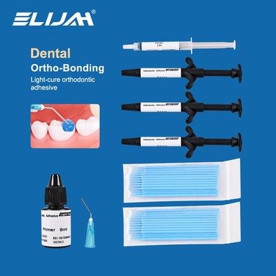Dental Orthodontic Adhesive Kit Light Curing Direct Bonding System Bracket Brace