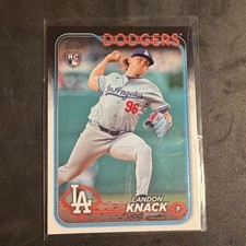 Topps 2024 Update Series Rookie Landon Knack Dodgers #US127 Baseball Card