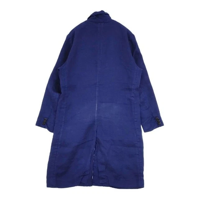 EEL mono-tone monotone coat E-13107 linen coat blue 6-0330M∞ image 2