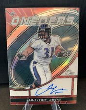 2024 Panini One Football Jamal Lewis The Oneders Red #366 1/99 - Ravens