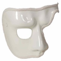 WeißEr Phantom Mardi Gras KostüM Halbmaske EinheitsgrößE